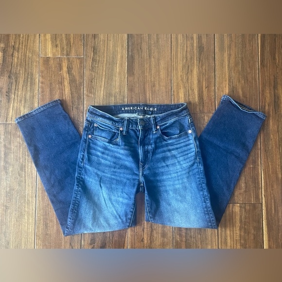 American Eagle Outfitters Men’s 28x30 Airflex+ Athletic Straight Jeans - Picture 4 of 8